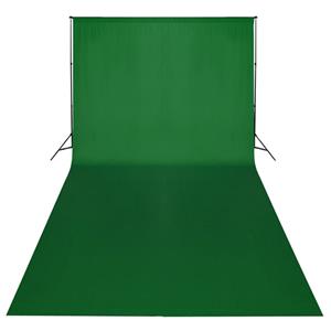 VIDAXL Fotostudio-set Mit Grünem Hintergrund 600x300 & Leuchten