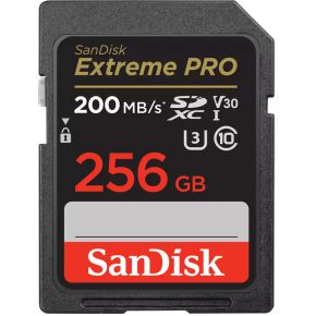 SanDisk Extreme PRO 256GB SDXC Geheugenkaart