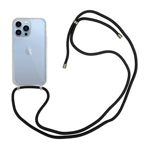 Hoyde Høyde - iPhone 13 Pro - Telefoonhoes met koord - Transparant