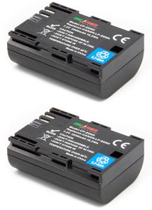 ChiliPower LP-E6NH accu voor Canon - 2250mAh - 2-Pack