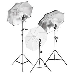 bonnevie Fotostudio-Beleuchtung Set mit Stativen & Schirmen vidaXL310523