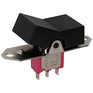 C & K Switches Wipschakelaar 120 V/AC, 28 V/DC 5.00 A 2x aan/aan 1 stuk(s) Bulk