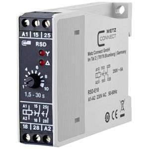 metzconnect Metz Connect 11016005270417 RSD-E10 Ster-driehoek-relais 230 V/AC 1 stuk(s) 2x wisselcontact