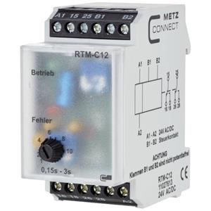 Metz Connect 11027613 RTM-C12 Tijdrelais 24 V/AC, 24 V/DC 1 stuk(s) 2x wisselcontact