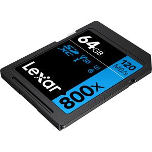 Lexar SDXC Blue Series UHS-I 800X 64GB