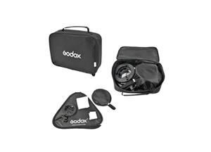 Godox S-bracket Elinchrom + Softbox 40x40cm + Grid