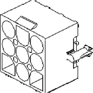 Molex 15311036 Male header, inbouw (standaard) Totaal aantal polen 3 Rastermaat: 6.7 mm 1 stuk(s) Bag