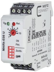 Metz Connect 1106574133 MARk-E08 Tijdrelais Multifunctioneel 230 V/AC 1 stuk(s) 1x wisselcontact