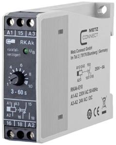 Metz Connect 110304412005 RKAk-E10 Tijdrelais Uitschakelvertraging 230 V/AC 1 stuk(s) 1x wisselcontact