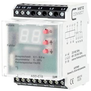Metz Connect 110270 Bewakingsrelais 230 V/AC (max) 2x wisselcontact 1 stuk(s)