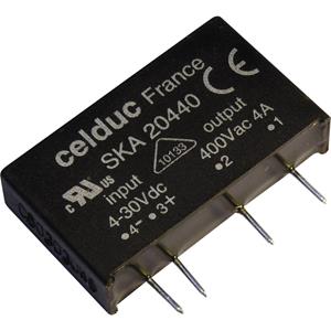 Celduc relais Halfgeleiderrelais SKA10440 5 A Schakelspanning (max.): 460 V/AC, 460 V/DC Schakelend bij overbelasting 1 stuk(s)