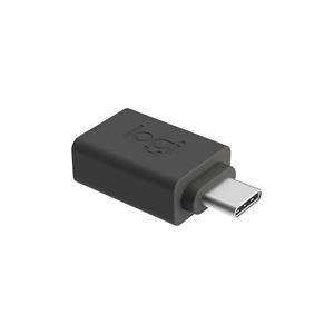 Logitech USB-C Adapter [1x USB-C stekker - 1x USB 3.2 Gen 1 bus A (USB 3.0)] Logi USB C to A