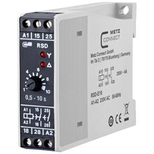 metzconnect Metz Connect 11016005270317 RSD-E10 Ster-driehoek-relais 230 V/AC 1 stuk(s) 2x wisselcontact