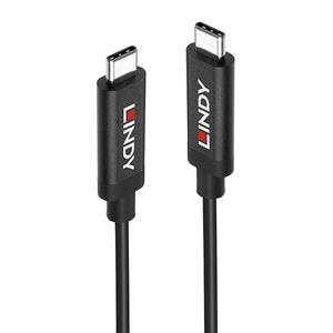 Lindy 43348 USB-kabel 3 m USB 3.2 Gen 2 (3.1 Gen 2) USB C Zwart