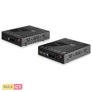 StarTech.com HDMI KVM Extender over LAN - KVM Console Over IP - 4K 30Hz - video/audio extender - HDMI - TAA Compliant