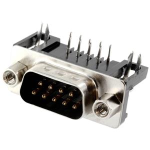 Connfly DS1037-09MNAKT74-0CC D-sub male connector Aantal polen: 9 Soldeerpennen 1 stuk(s) Tray