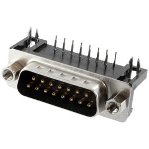 Connfly DS1037-15MNAKT74-0CC D-sub male connector Aantal polen: 15 Soldeerpennen 1 stuk(s) Tray