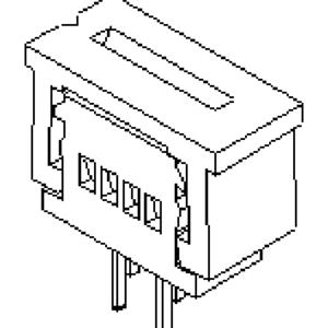 Molex 39532105 FFC/FPC-aansluiting Totaal aantal polen: 10 Rastermaat: 1.25 mm 1 stuk(s) Tray