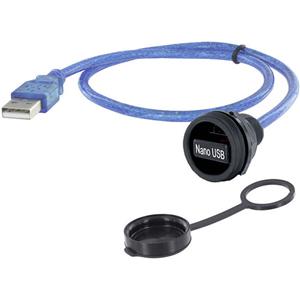 Encitech USB 2.0 Stecker A Chassisbuchse, Einbau 1310-1032-01 M22 1310-1032-01 Inhalt: 1St.