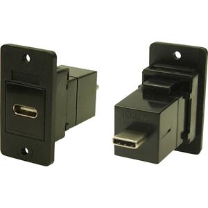 Cliff Adapter, Buchse, Einbau USB-Buchse Typ C - USB-Stecker Typ B CP30611X Inhalt: 1St.
