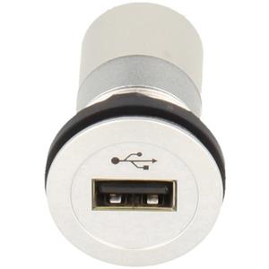 Schlegel USB-Einbaubuchsen 2.0 Buchse, Einbau mit LED-Farbring: Blau RRJ_USB_AA_B Inhalt: 1St.