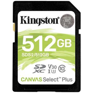Kingston Canvas Select Plus SDXC-kaart 512 GB Class 10 UHS-I