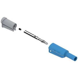 electropjp Electro PJP 1066-CD1-Bl Laboratoriumstekker Stekker, recht Stift-Ø: 4 mm Blauw 1 stuk(s)
