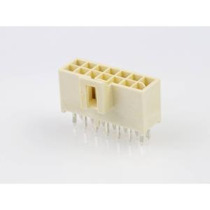 Molex 1053102214 Female header, inbouw (standaard) Totaal aantal polen: 14 Rastermaat: 2.50 mm 1 stuk(s) Tray