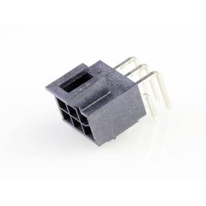 Molex 1053141306 Female header, inbouw (standaard) Totaal aantal polen: 6 Rastermaat: 2.50 mm 1 stuk(s) Tray