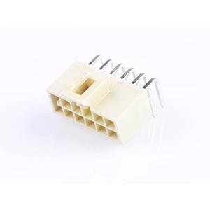 Molex 1053142312 Female header, inbouw (standaard) Totaal aantal polen: 12 Rastermaat: 2.50 mm 1 stuk(s) Tray