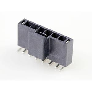 Molex Stiftgehäuse-Platine Polzahl Gesamt 6 Rastermaß: 2.50mm 1054311106 Tape on Full reel