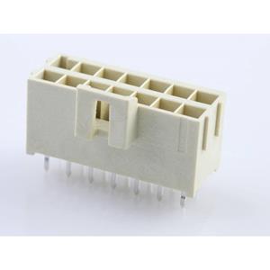 Molex 1722982114 Female header, inbouw (standaard) Totaal aantal polen: 14 Rastermaat: 3.50 mm 1 stuk(s) Tray