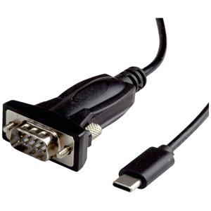 Value USB-C-kabel VGA-stekker 9-polig, USB-C stekker 1.8 m Zwart 12991162