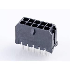 Molex 430451027 Male header, inbouw (standaard) Totaal aantal polen: 10 Rastermaat: 3.00 mm 1 stuk(s) Tray