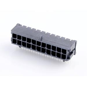 Molex 430452202 Male header, inbouw (standaard) Totaal aantal polen: 22 Rastermaat: 3.00 mm 1 stuk(s) Tray