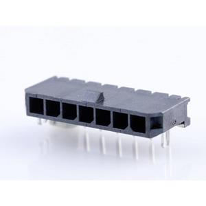 Molex 436500703 Male header, inbouw (standaard) Totaal aantal polen: 7 Rastermaat: 3.00 mm 1 stuk(s) Tray