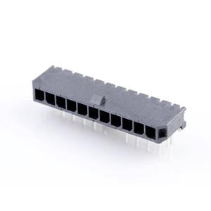 Molex 436501103 Male header, inbouw (standaard) Totaal aantal polen: 11 Rastermaat: 3.00 mm 1 stuk(s) Tray