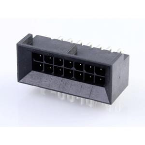 Molex 444281401 Male header, inbouw (standaard) Totaal aantal polen: 14 1 stuk(s) Tray