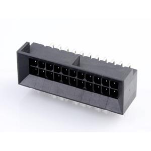 Molex 444282201 Male header, inbouw (standaard) Totaal aantal polen: 22 1 stuk(s) Tray