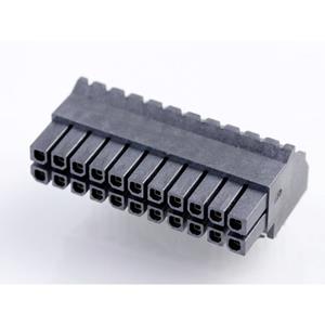 Molex 447642203 Male header, inbouw (standaard) Totaal aantal polen: 22 1 stuk(s) Tray