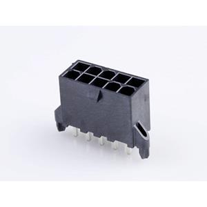 Molex 462070010 Male header, inbouw (standaard) Totaal aantal polen: 10 Rastermaat: 4.20 mm 1 stuk(s) Tray