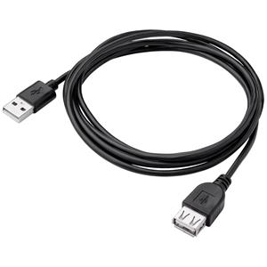 Akyga USB-Kabel USB-A Stecker, USB-A Buchse 1.8m Schwarz AK-USB-07