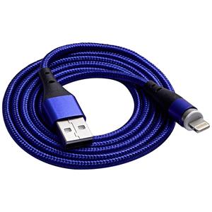 Akyga USB-Kabel USB-A Stecker, USB-C Stecker 1.0m Blau AK-USB-42