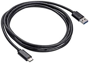 Akyga USB-kabel USB-A stekker, USB-C stekker 1.8 m Zwart AK-USB-29
