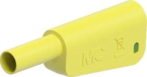 Stäubli SLM-4N-46 Veiligheids-lamellenstekker Stekker Stift-Ø: 4 mm Geel, Groen 1 stuk(s)