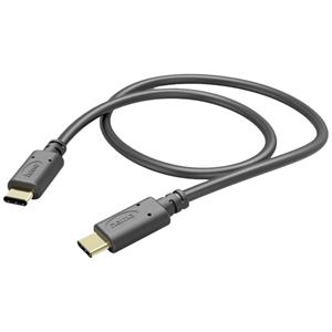 Hama USB-Ladekabel USB 2.0 USB-C Stecker, USB-C Stecker 1.5m Schwarz 00201591