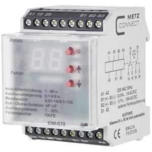 Metz Connect 11027205 Bewakingsrelais 230 V/AC (max) 2x wisselcontact 1 stuk(s)