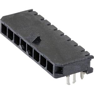 Molex 436500803 Male header, inbouw (standaard) Totaal aantal polen: 8 Rastermaat: 3 mm 1 stuk(s) Tray