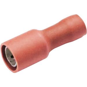 3915 Ronde connector huls 0.50 mm² 1 mm² Stift-Ø: 4 mm Volledig geïsoleerd Rood 1 stuk(s)