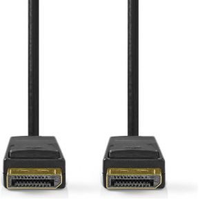 Nedis DisplayPort-Kabel | DisplayPort Male | DisplayPort Male | 8K@60Hz | Vernikkeld | 3.00 m | Rond | PVC